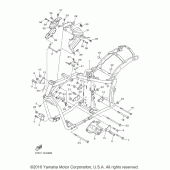 Схема вузла: Рама Yamaha XVS1300 Stryker Bullet Cowl Cruiser