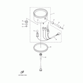 Схема узла: Панель приборов Yamaha XVS650 Drag Star