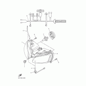 Схема узла: Фара Yamaha YZF-R1 R1