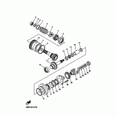 Схема узла: Промежуточная передача Yamaha XVS1100 V-Star Classic