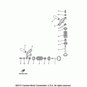 Схема вузла: Клапан Yamaha TTR125 TT-R125