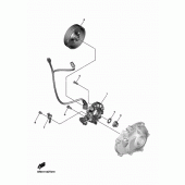 Схема узла: Генератор Yamaha YZ450F YZ450F