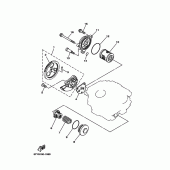 Схема вузла: Масляний насос Yamaha TW200