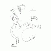 Схема вузла: Кермо та Тросики Yamaha XVS650 Drag Star Classic