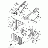 Схема узла: Side cover / oil tank Yamaha YZ125