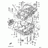 Схема узла: Картер двигателя Yamaha TDM850