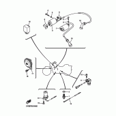 Схема вузла: Електроустаткування 1 Yamaha XVS1100 Drag Star