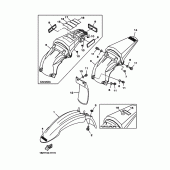 Схема узла: Крыло Yamaha TTR125 TT-R125