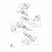 Схема вузла: Поворотники Yamaha YZF-R6/ YZF600 R6