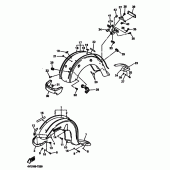Схема узла: Крыло Yamaha XVZ1300 Royal Star Tour Deluxe
