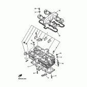 Схема вузла: Головка циліндра Yamaha XJR1300
