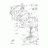 Схема вузла: Паливний бак Yamaha YZF-R125