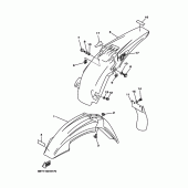 Схема узла: Крыло Yamaha YZ125