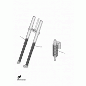 Схема узла: Опционные детали подвески Yamaha YZ450F YZ450F