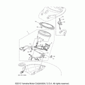 Схема узла: Панель приборов Yamaha XVS1100 V-Star Classic