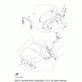 Схема вузла: Сидіння Yamaha XVS650 V-Star Classic