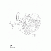 Схема узла: Масляный насос Yamaha XVS950 XV950 Racer
