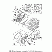 Схема вузла: Кришки картера 1 Yamaha XT250 XT250