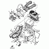Схема вузла: Впускна система Yamaha TT600