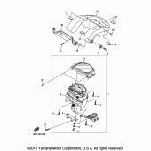 Схема вузла: Панель приладів Yamaha XVS1300 V-Star Tourer