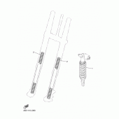 Схема узла: Опционные детали подвески Yamaha YZ450F YZ450F