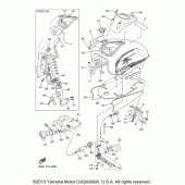 Схема узла: Топливный бак Yamaha XVS650 V-Star Silverado