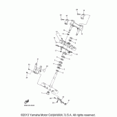 Схема узла: Рулевой механизм Yamaha XVS1300 V-Star