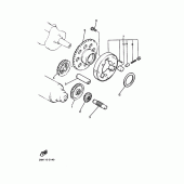 Схема вузла: Привід стартера Yamaha VMX12 V-MAX