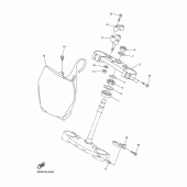 Схема узла: Рулевой механизм Yamaha YZ450F YZ450F