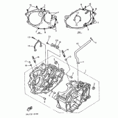 Схема узла: Картер двигателя Yamaha XT600 XT600