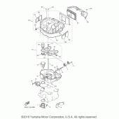 Схема вузла: Впускна система Yamaha VMX17 V-MAX