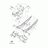 Схема вузла: Бічна кришка Yamaha XT250 Serow