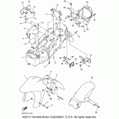 Схема вузла: Крило Yamaha YZF600R Thundercat