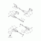 Схема узла: Поворотники Yamaha YBR125
