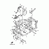 Схема узла: Рама Yamaha XVS650 Drag Star