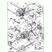 Схема узла: Карбюратор Yamaha XTZ750 Super Tenere
