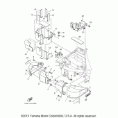 Схема вузла: Бічна кришка Yamaha XV1700 Road Star Midnight