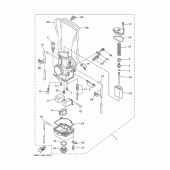 Схема узла: Карбюратор Yamaha YZ125