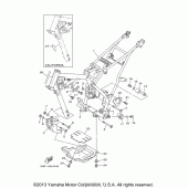 Схема вузла: Рама Yamaha TTR125 TT-R125