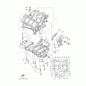 Схема вузла: Картер двигуна Yamaha MT09/MTN850 MT-09 Tracer