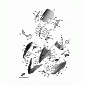 Схема вузла: Вітрове скло Yamaha XP530 T-MAX SX