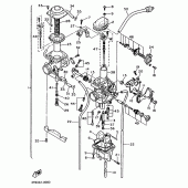 Схема вузла: Карбюратор Yamaha XT600 XT600