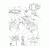 Схема вузла: Паливний бак Yamaha YZF-R1 R1