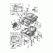 Схема узла: Картер двигателя Yamaha TDM900