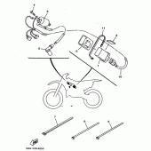 Схема вузла: Електроустаткування 1 Yamaha YZ125
