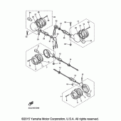 Схема узла: Поворотники Yamaha XV250 V-Star