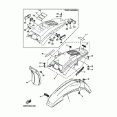 Схема узла: Крыло Yamaha TT-R250 TT-R250