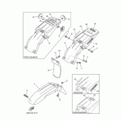 Схема вузла: Крило Yamaha TTR125 TT-R125