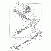 Схема вузла: Вал приводний та редуктор Yamaha XVS650 Drag Star