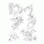 Схема вузла: Крило Yamaha FZ8 FZ8 FAZER